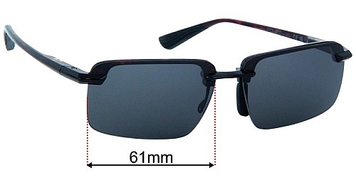 Maui Jim MJ626 Laulima 61mm Replacement Lenses